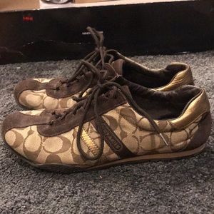Coach Signature Brown Shoes